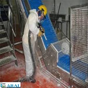 تمیز کردن فضای داخلی کارخانه های تولیدی با شوینده های صنعتی